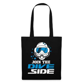 Dive Side - Stoffbeutel - Schwarz - Vorne