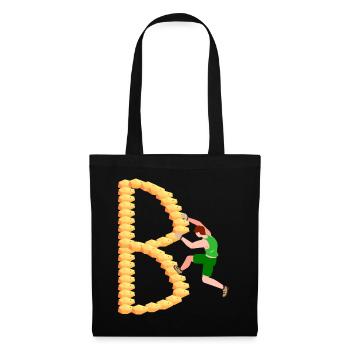 Climbing, Bouldering, Sport Climbing, Climbing Wall, Top - Tote Bag - black - Front