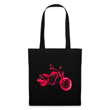 Motorbike Minimalist - Tote Bag - black - Front
