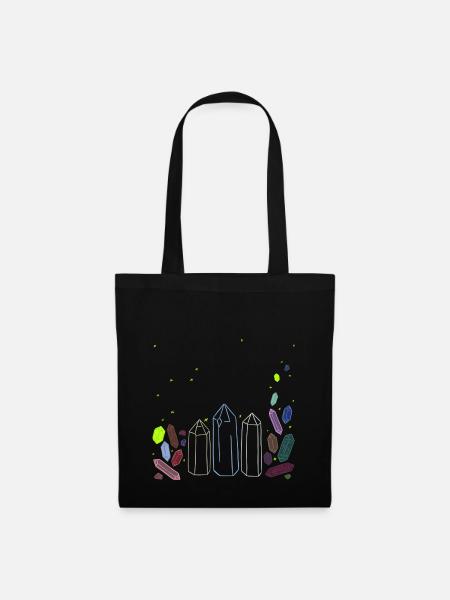 Gems & Stars - Stoffbeutel - Schwarz
