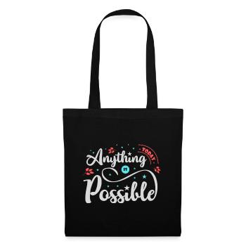 Tout est possible - Sac en tissu - noir - Devant