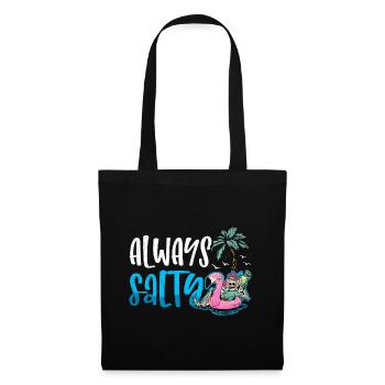 Always Salty black - Stoffbeutel - Schwarz - Vorne