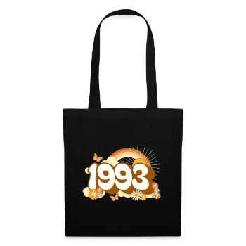 Retro 1993 Fête Anniversaire Femme 30 Ans - Sac en tissu - noir - Devant