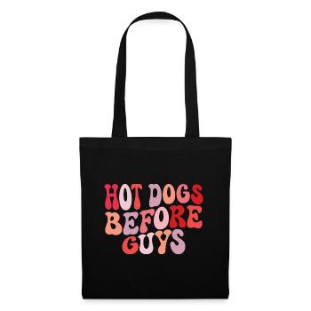 Hot Dogs Before Guys Humor Hot Dog - Tote Bag - black - Front