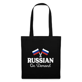 Traducteur Russe Interprète Russe - Sac en tissu - noir - Devant