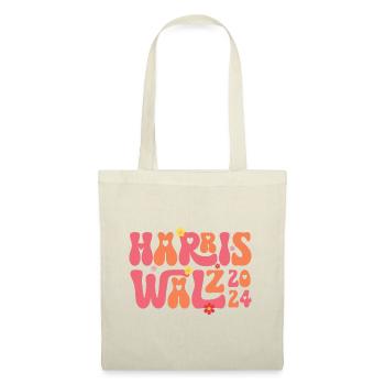 Kamala Harris Walz Waltz 2024 Retro - Tote Bag - nature - Front