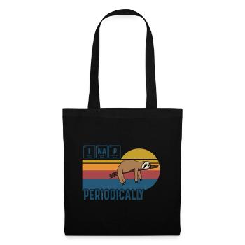 I Nap Periodically Vintage Funny Science Sloth - Tote Bag - black - Front