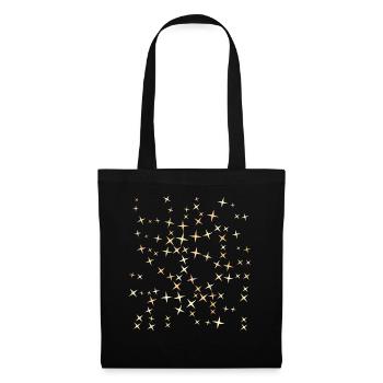 Merry Christmas stars - Tote Bag - black - Front