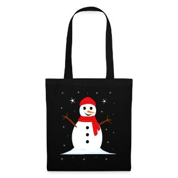 Snowman Winter Christmas - Tote Bag - black - Front