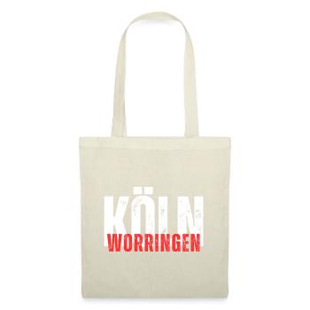 Worringen blanc rouge - Sac en tissu - nature - Devant