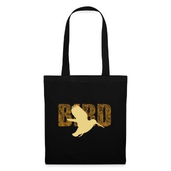 bird - Sac en tissu - noir - Devant