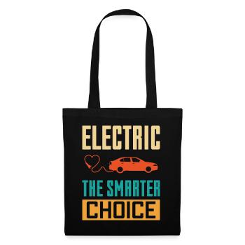 Electric The Smarter Choice - Electric Car Lover - Tote Bag - black - Front
