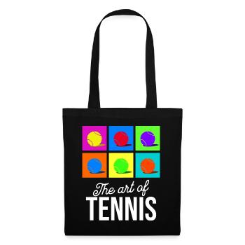 L’Art du Tennis Chemise Pop Art - Sac en tissu - noir - Devant