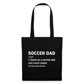 Soccer Dad Funny Definition - Tote Bag - black - Front