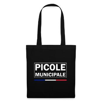 Picole Municipale - Sac en tissu - noir - Devant