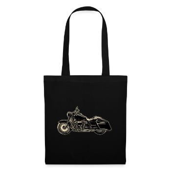 Minimalist Motorbike - Tote Bag - black - Front