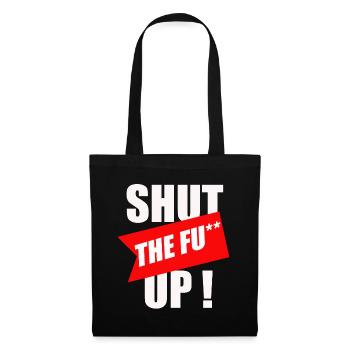 shut! - Tote Bag - black - Front