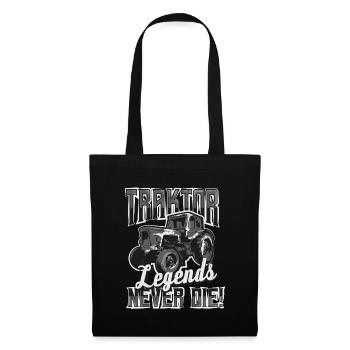 Farmer Farmer Tractor Acker Legends Gift - Tote Bag - black - Front