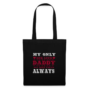 Father's Day Gift Father's Day Saying Father's Day t shirt - Tote Bag - black - Front