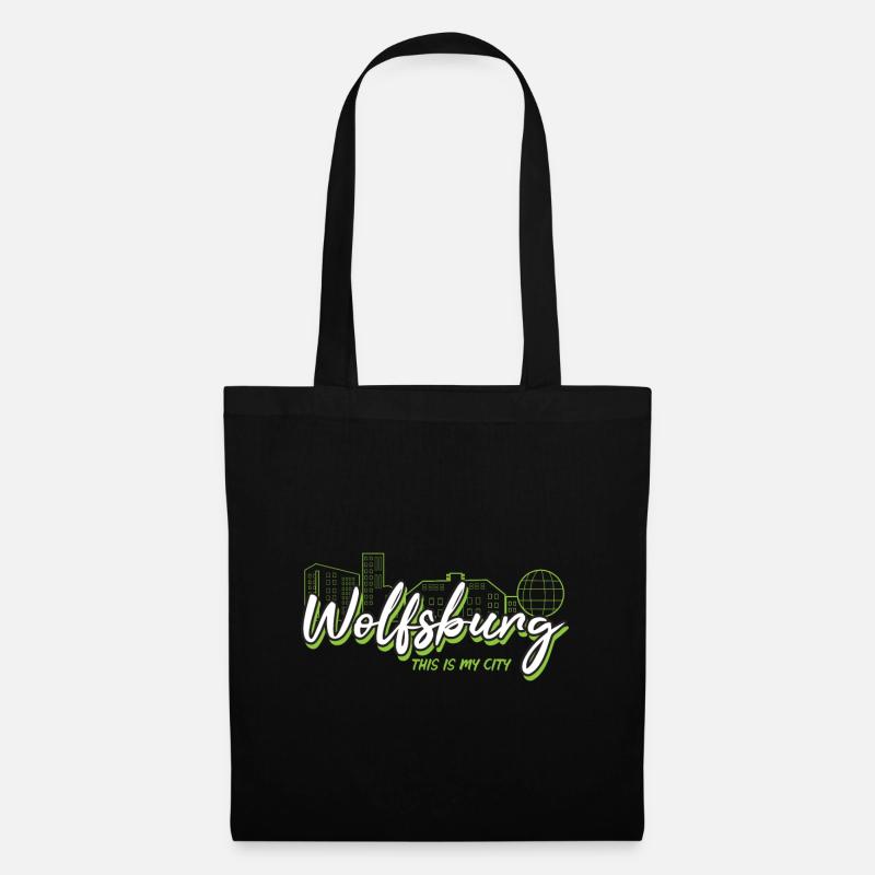 Wolfsburg - Meine Stadt - - Heimat - Stoffbeutel - Schwarz