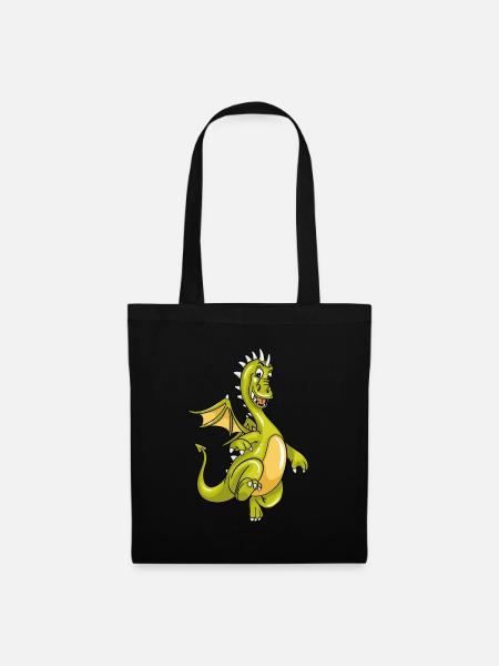 Dragon - Tote Bag - black