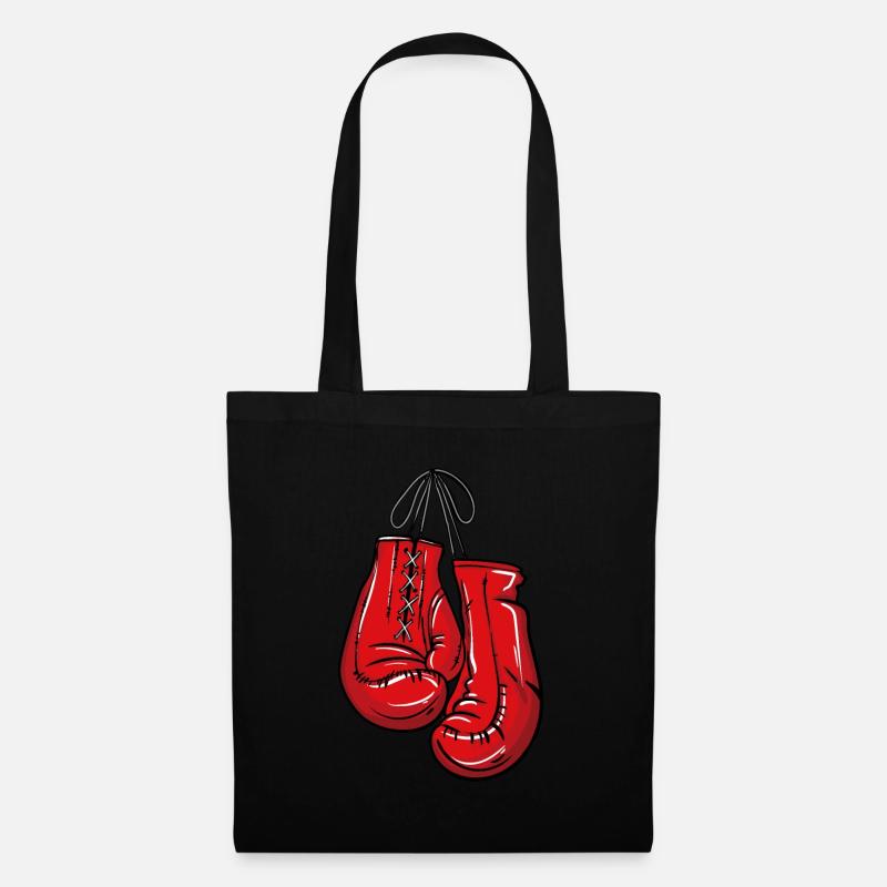 Gants de boxe - Sac en tissu - noir
