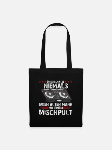 Mischpult - Stoffbeutel - Schwarz