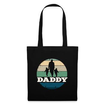 père - Sac en tissu - noir - Devant