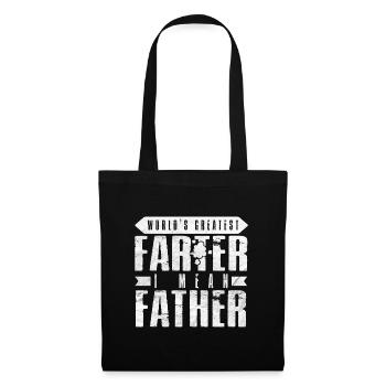 Farter Vater - Stoffbeutel - Schwarz - Vorne