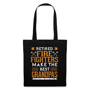 Retired Fire Fighters Make The Best Grandpas - Tote Bag - black - Front