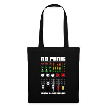 Panique de mixage audio - Sac en tissu - noir - Devant