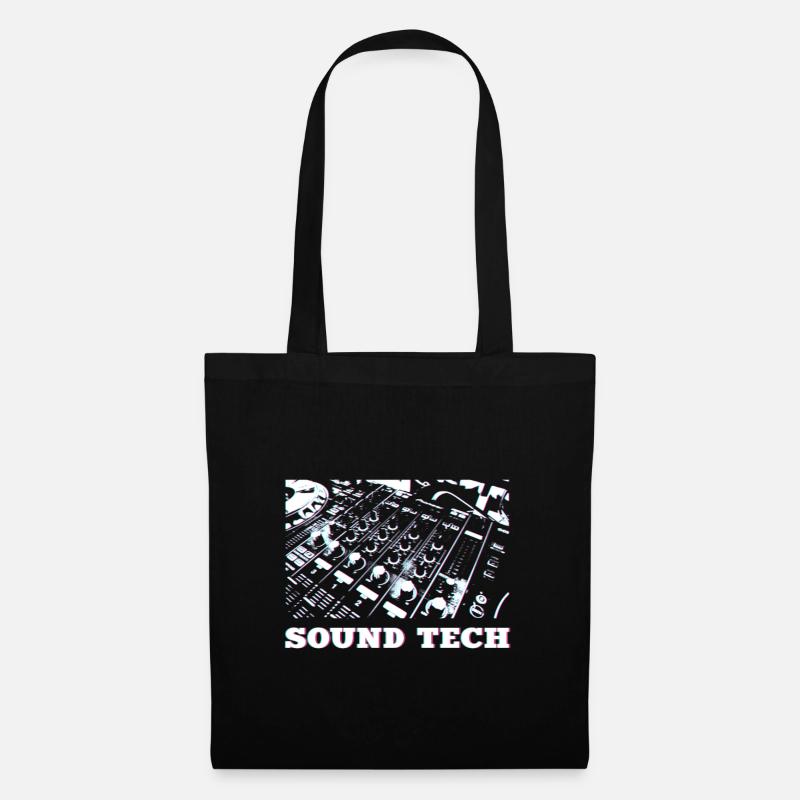 Tontechnik - Stoffbeutel - Schwarz