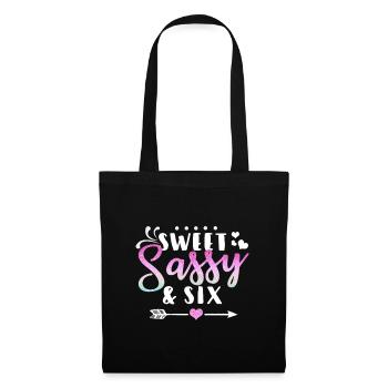 Bad Naughty Badger 6 - Sac en tissu - noir - Devant