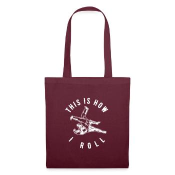 Rôle de Jiu-jitsu - Sac en tissu - bordeaux - Devant