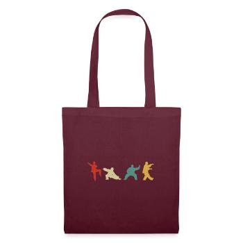 Maître de Tai Chi - Sac en tissu - bordeaux - Devant