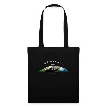 Kilimanjaro, Kilimanjaro, Africa's highest mountain - Tote Bag - black - Front