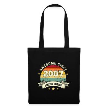 Awesome Since 2007 - Sac en tissu - noir - Devant
