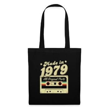 Fabriqué en 1979 - Sac en tissu - noir - Devant