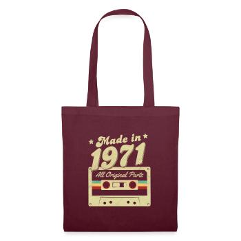 Made in 1971 - Stoffbeutel - Burgunderrot - Vorne