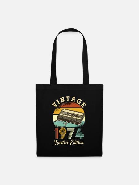 Vintage 1974 - Tote Bag - black