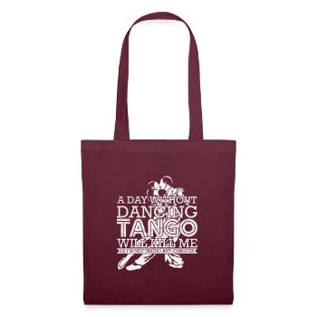 Danser le tango - Sac en tissu - bordeaux - Devant