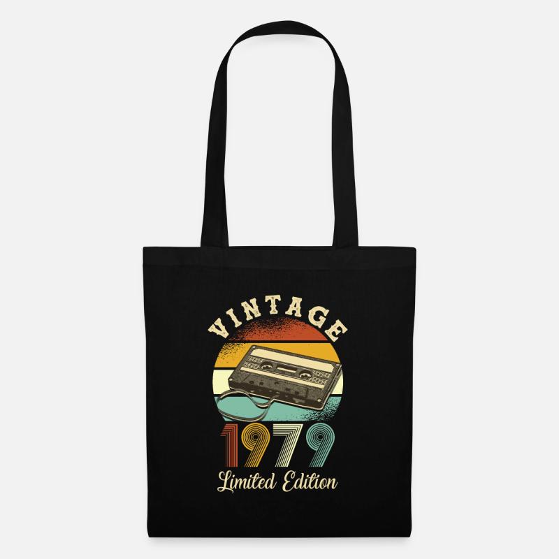 Millésime 1979 - Sac en tissu - noir