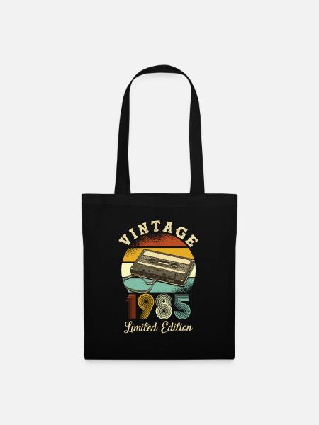 Millésime 1985 - Sac en tissu - noir