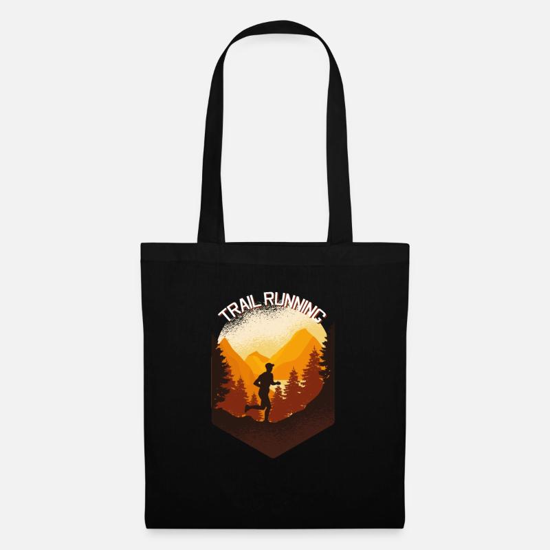 Trail Running & Mountain Running, Ultra Trail Runner - Tote Bag - black