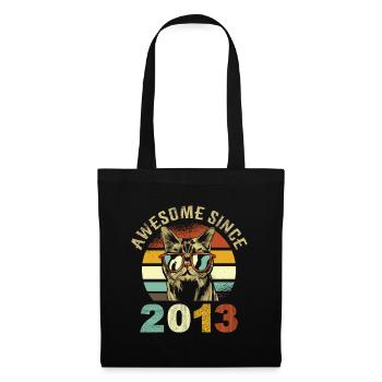 Awesome Since 2013 - Tote Bag - black - Front