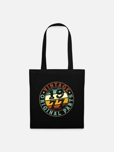Vintage 1977 parts - Tote Bag - black