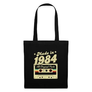 Fabriqué en 1984 - Sac en tissu - noir - Devant