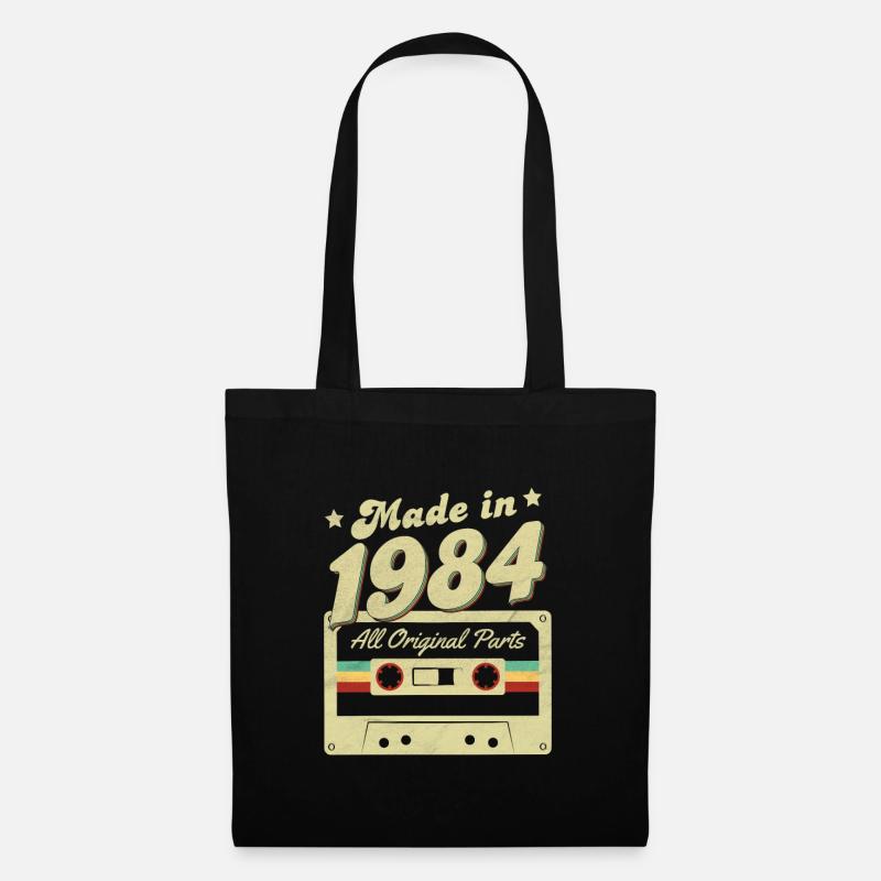 Made in 1984 - Stoffbeutel - Schwarz