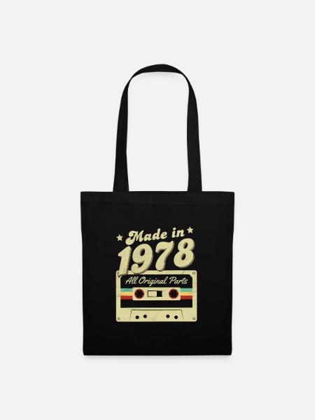 Made in 1978 - Stoffbeutel - Schwarz