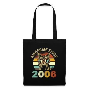 Awesome Since 2006 - Stoffbeutel - Schwarz - Vorne